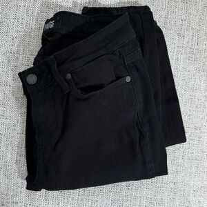 PAIGE Black Skinny Jeans